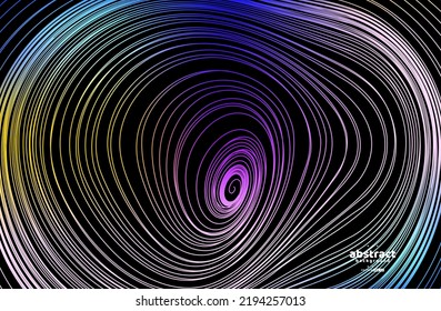 Abstract flowing line digital technology, smooth particle wave, big data techno design concept background wallpaper, vector eps
