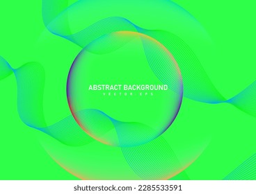 Abstrakte Fließband-Digitaltechnik, glatte Teilchenwelle, Big Data Technology Design-Konzept-Hintergrund Hintergrundbild, Landing-Website-Vorlage. Vektorpfäge 
