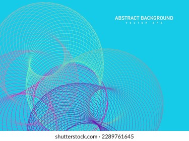 Abstract flowing line digital technology, smooth particle wave, big data techno design concept background wallpaper,  website landing page template, vector eps 