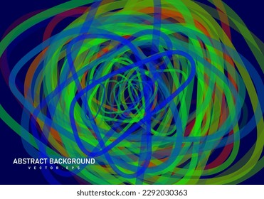 Abstract flowing line digital technology, smooth particle wave, big data techno design concept background wallpaper, website landing page template, vector eps 