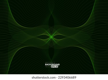 Abstract flowing line digital technology, smooth particle wave, big data techno design concept background wallpaper, vector eps
