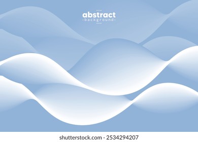 Abstract flowing line digital technology, smooth particle wave, big data techno design concept background wallpaper, vector eps 