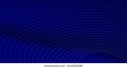 Abstract flowing line digital technology, smooth particle wave style, big data techno design concept background wallpaper, vector eps