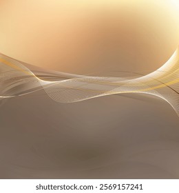 Abstract Flowing Lines Background Template