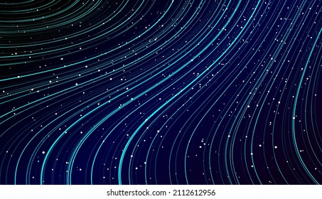 Abstract Flowing Lines Background For Your Design Project. Vector Illustration. Wallpaper. Futuristic Background. Business.