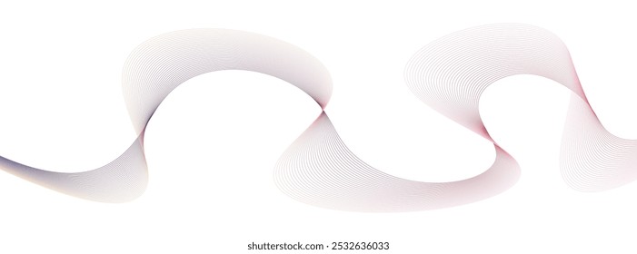 Abstract flowing lines create a mesmerizing pattern in a soft gradient