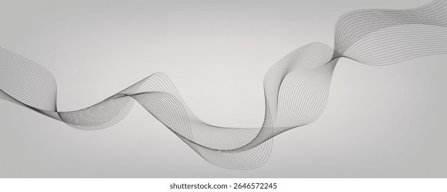 Líneas Abstractas en escala de grises