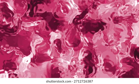 Fondo líquido magenta de flujo Abstractas con reflejos de luz y movimiento fluido en un bucle, Abstractos Plástico Agua B, stock de Regalías.