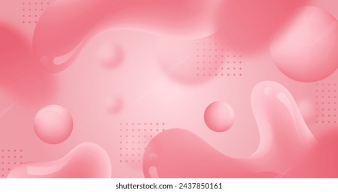 Abstract flowing shapes decorative background vector design in eps 10