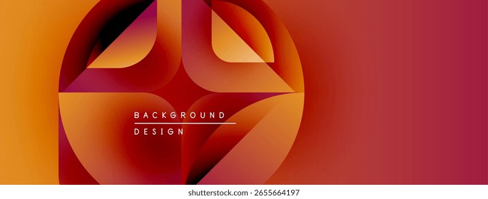 Abstract flowing shapes, warm color gradients. Modern design element, suitable for banners or backgrounds. Minimalist aesthetic.