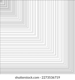 Abstract flowing  surface of  lines on white background for design element, banner, background