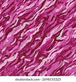 Padrão têxtil fluente abstrato em tons rosa suave e roxo