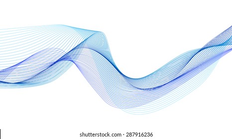 abstract flowing water wave vector background design element