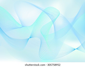 abstract flowing water wave vector background design element