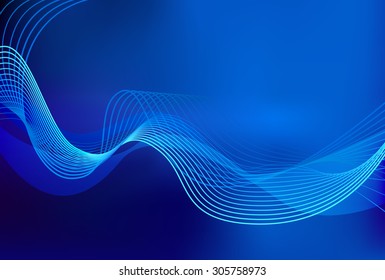 abstract flowing water wave vector background design element
