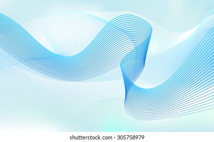 abstract flowing water wave vector background design element