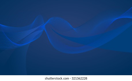 abstract flowing water wave vector background design element