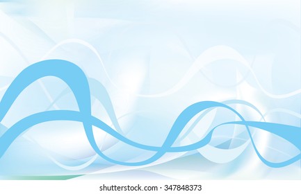 abstract flowing water wave vector background design element