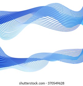 abstract flowing water wave vector background design element