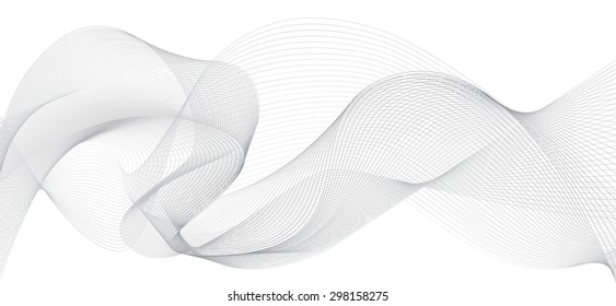 abstract flowing wave design layout vector background