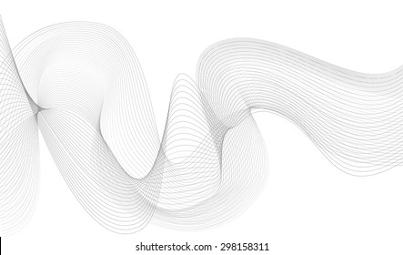 abstract flowing wave design layout vector background