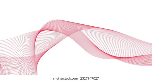 Abstract flowing wave lines. Design element for technology, science, modern concept.vector eps 10