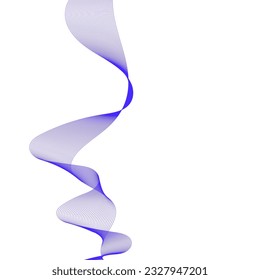 Abstract flowing wave lines. Design element for technology, science, modern concept.vector eps 10