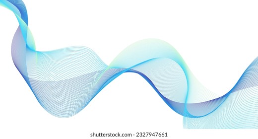 Abstract flowing wave lines. Design element for technology, science, modern concept.vector eps 10
