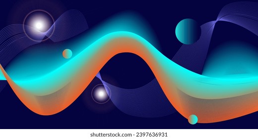 Abstract flowing waves, pearl particles, and smooth design ideas suitable for wallpapers and backgrounds. These elements will be used for backgrounds on websites and landing pages.