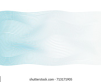 Abstract flowing wavy lines surface background by colorful soft tone color for design element, banner, background
