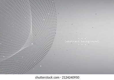 abstract flown line in curve on dark grey color background can be use for technology advertisement or presentaion website template food and drink label vector eps