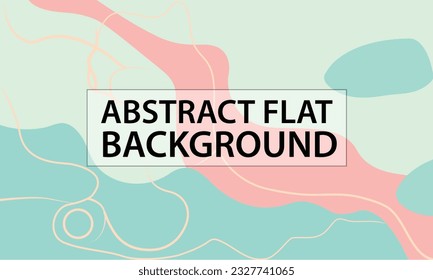 An abstract Flt background cover vector design 