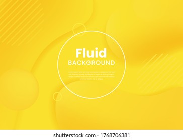 Abstract Fluid 3D Background with Liquid Modern Shapes . Isolated Vector Elements 