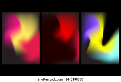Abstract fluid 3d shapes vector trendy liquid colors background.with Modern composition vector template for brochure, leaflet, flyer, cover, catalog in A4 size