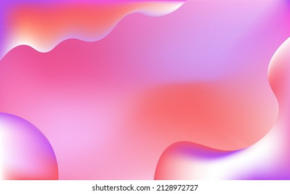 Abstract fluid 3d shapes vector trendy liquid colors backgrounds. Suitable for backdrop, book cover, and brand identity