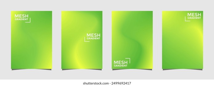 Abstract fluid 3d shapes vector trendy liquid colors backgrounds set. Modern vector template for brochure, leaflet, flyer, cover, catalog in A4 size. Colored fluid graphic composition. Editable vector