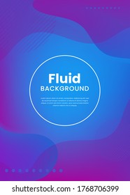 Abstract Fluid 3D Vertical Background with Liquid Modern Shapes . Isolated Vector Elements 