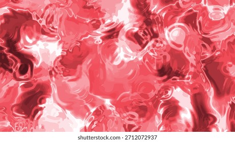 Abstractas animación fluida de líquido rosa vibrante con reflejos brillantes y movimiento ondulante, Abstractos Plástico Agua A, Imagen de Regalías Stock.