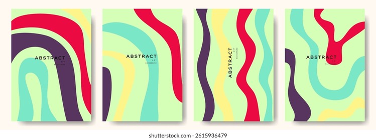abstract fluid art design, vector illustration