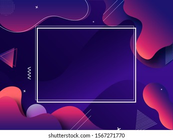Abstract fluid art or liquid flow background with space for your message. Can be used as poster or card design.