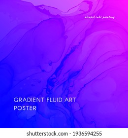 Abstraktes Fluid. Art Purple Vektor Motion. Digital Flow Poster. Alkoholtinten, maler Hintergrund. Minimales abstraktes Fluid. Dynamic Liquid Template. Moderner Marmor. Grafisches abstraktes Fluid.