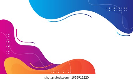 abstract fluid backgroud design with white background