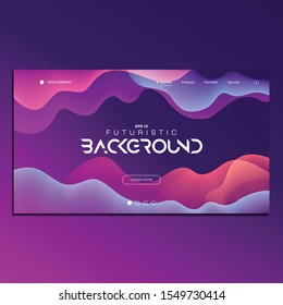 Abstract Fluid background 2 for landing page, website Page, website Banner, flyer, and cover