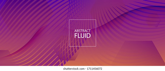 Abstract Fluid Background. 3d Dynamic Liquid. Flow Shapes Pattern. Orange Abstract Fluid Background. Vector Graphic Wallpaper. Minimal Illustration. Color Lines. Abstract Fluid Background.