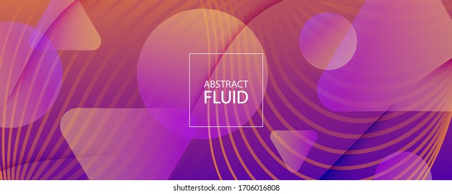  Fondo Fluido Abstracto. 3d Concepto Futurista. Patrón de formas de flujo. Fondo Fluido Abstracto Naranja. Movimiento de onda vector. Ilustración creativa. Líneas de onda. Fondo Fluido Abstracto.