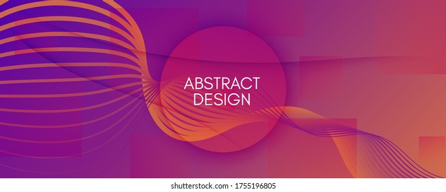 Abstract Fluid Background. 3d Geometric Liquid. Flow Shapes Poster. Purple Abstract Fluid Background. Curve Modern Movement. Technology Template. Color Lines. Abstract Fluid Background.