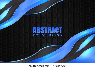 Fondo del líquido abstracto con color negro y azul