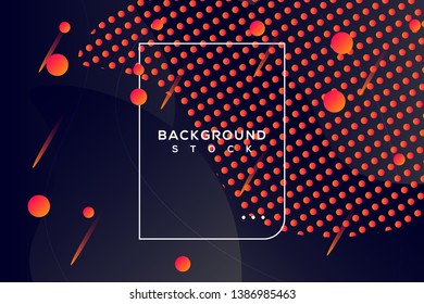 abstract fluid background with black & orange gradient. curvy, wavy, fluid, flowing, droplets, irregular shapes. suitable for background, landing page, wallpaper, home screen, theme. vector eps 10
