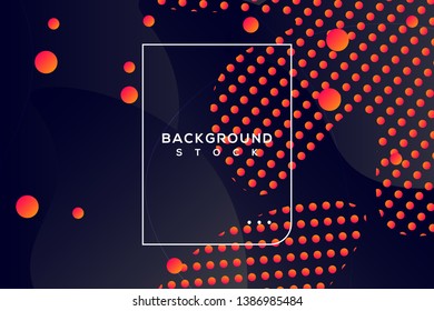 abstract fluid background with black & orange gradient. curvy, wavy, fluid, flowing, droplets, irregular shapes. suitable for background, landing page, wallpaper, home screen, theme. vector eps 10