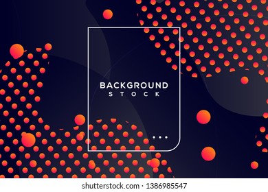 abstract fluid background with black & orange gradient. curvy, wavy, fluid, flowing, droplets, irregular shapes. suitable for background, landing page, wallpaper, home screen, theme. vector eps 10